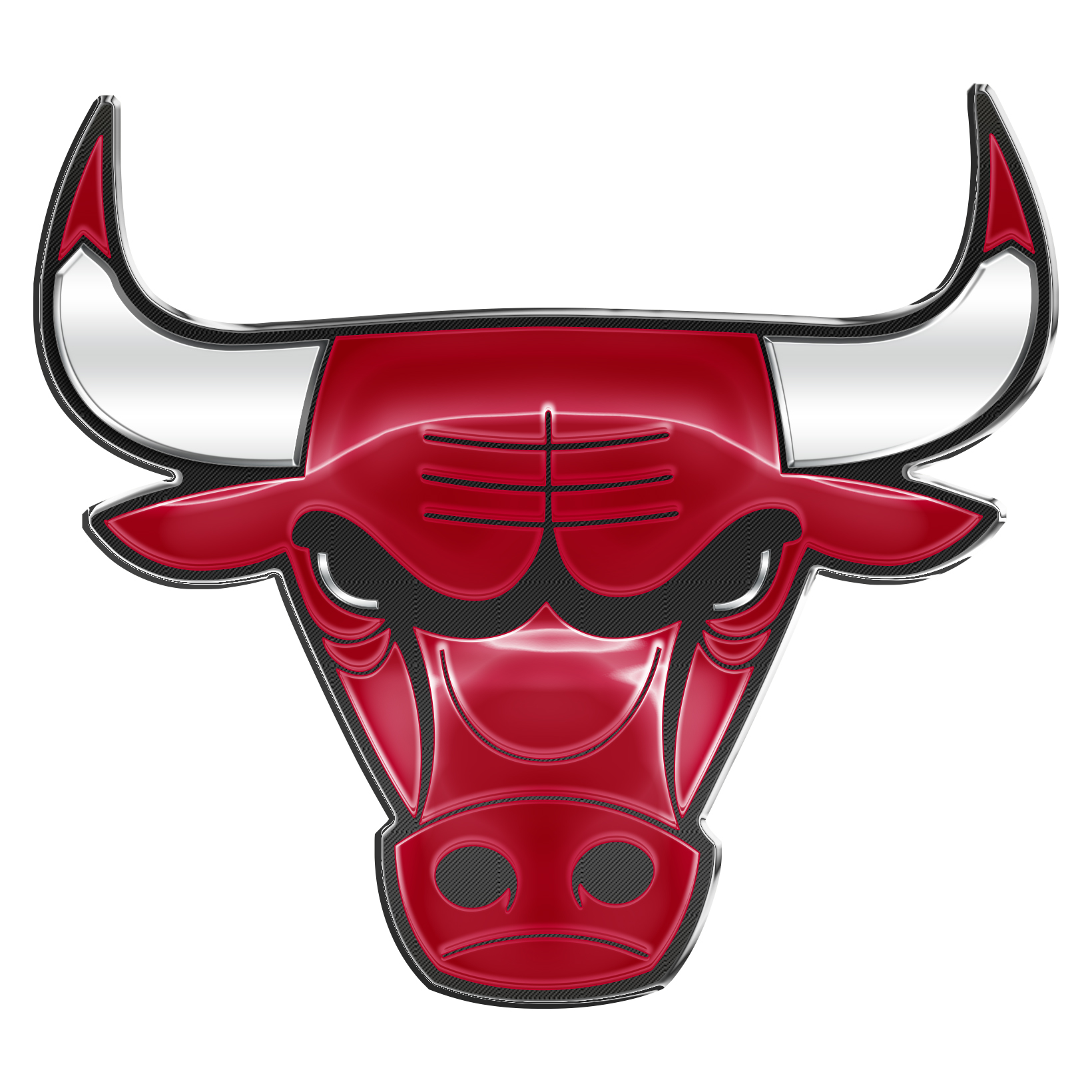 Chicago Bulls Crystal Logo iron on paper